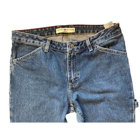 Vintage‎ Y2K Tommy Hilfiger Newest Slim Painter Women’s Denim Jeans - size 6 - Picture 6 of 15